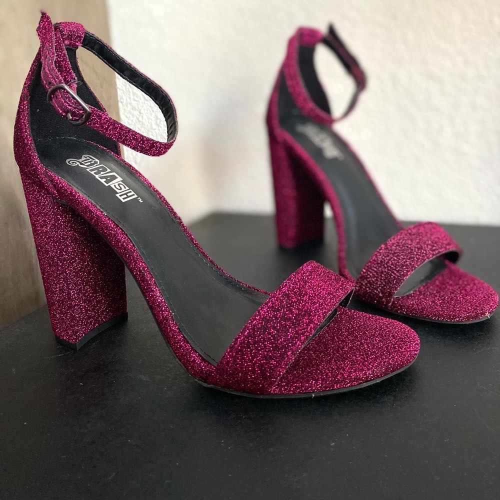 Metallic Pink Heels
